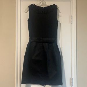 Ann Taylor Cotton bodice with silk skirt detailed neckline. Very classy.